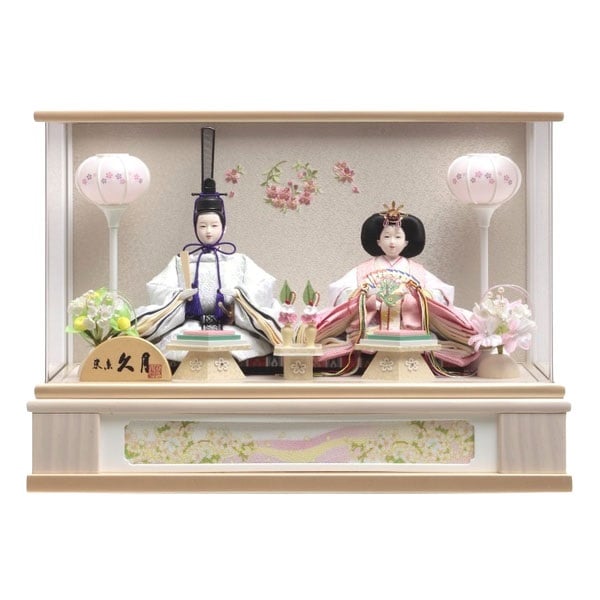 久月 親王ケース飾り「小雪(こゆき)」 4960282395842 ひな人形 雛人形(4960282395842)