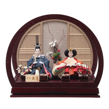久月 親王ケース飾り「吉祥 風雅(きっしょう ふうが)」 4960282395989 ひな人形 雛人形