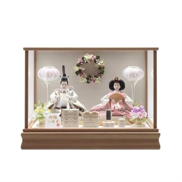 久月 親王ケース飾り「璃桜(りお)」 4960282396115 ひな人形 雛人形