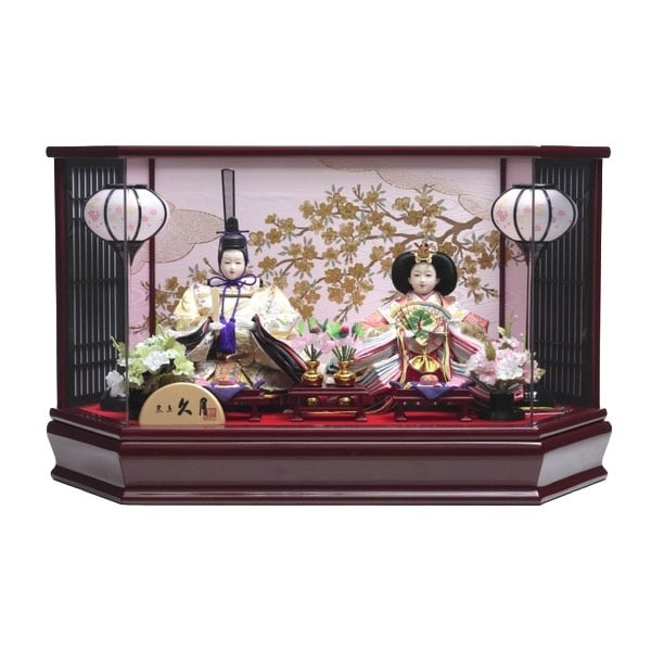 久月 親王ケース飾り「梓紗(あずさ)」 4960282396146 ひな人形 雛人形(4960282396146)