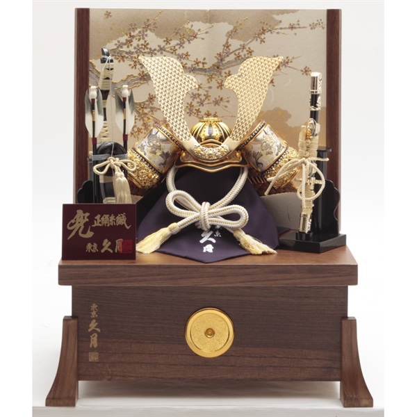 久月 兜収納飾り「清雅 (せいが)」 五月人形 かぶと | イオンスタイル