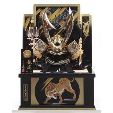 久月 着用兜収納飾り「龍虎伝説 龍輝」 4960282587582 五月人形
