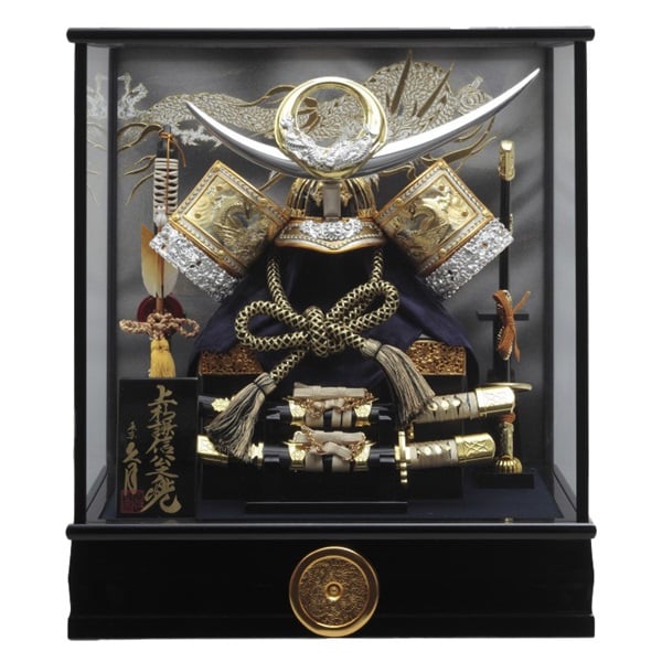 久月 兜ケース飾り「雲龍(うんりゅう)」五月人形 かぶと コンパクト