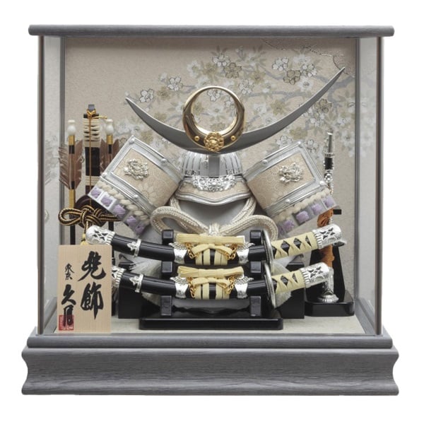 久月 兜ケース飾り「花吹雪(はなふぶき)」五月人形 かぶと コンパクト