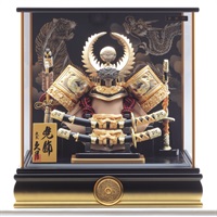 久月 兜ケース飾り「龍虎徳川(りゅうことくがわ)」 五月人形 かぶと