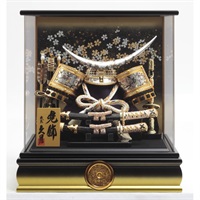 久月 兜ケース飾り「蒼翔(あおと)」五月人形 かぶと コンパクト