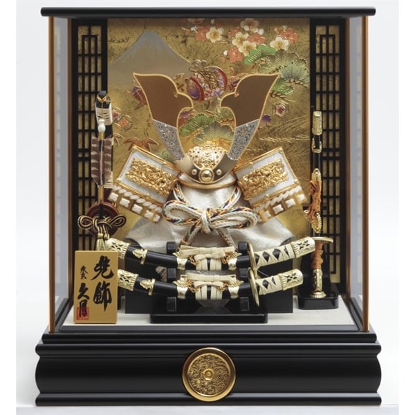 久月 兜ケース飾り「瑞祥(ずいしょう)」 五月人形 かぶと コンパクト