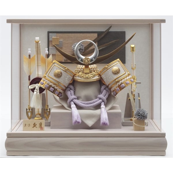 久月 兜ケース飾り「琉翔(るか)」五月人形 かぶと コンパクト | イオン