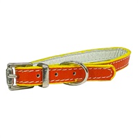 マイスター Wレザーカラー 10M オレンジ カワノ産業(10M/オレンジ)