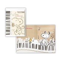 おすすめ！100 110 フェンディ  ファミリア  スヌーピー　ピアノ　発表会 バースデーカード オルゴール スヌーピー ピアノ兄弟III | イオン