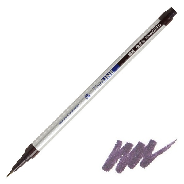 極細毛筆 彩 ThinLINE(TL300‐05/檜皮色)