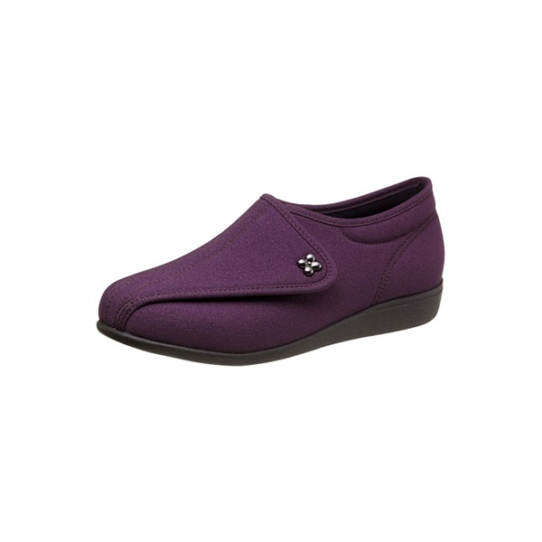 【両足】 快歩主義 LO11 快歩主義 3E アサヒシューズ(パープルラメ-23.0cm)