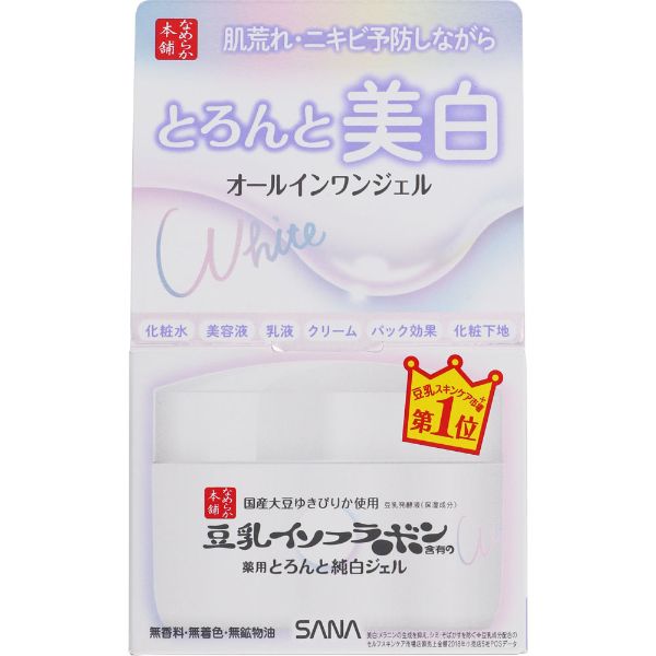 なめらか本舗 とろんと濃 薬用 美白 N つめかえ用 100g なめらか本舗 サナ (SANA) 【医薬部外品】(とろんと濃ジェル薬用美白 本体)