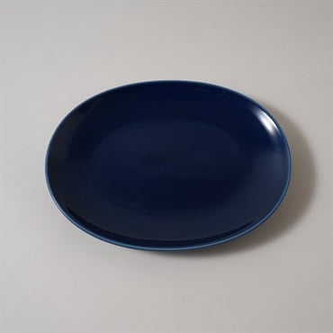 波佐見焼　楕円皿　23cm　Common(ブルー)