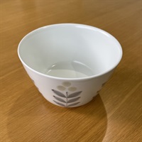 波佐見焼　グレー立花　イージー丼(緑)