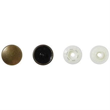 プラスナップメタル(4組入り 直径13mm　アンティックゴールド)