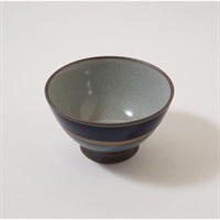 茶碗　ビスクロール(ブルー)