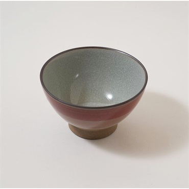 茶碗　ビスクロール(レッド)