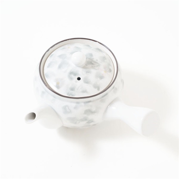 急須　墨小花　マジック茶こし(4965643930618)