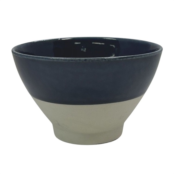 茶碗　塗分け(ブルー)