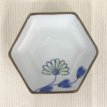 六角菊　皿