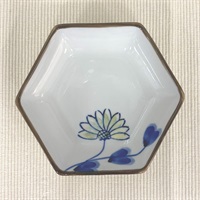 六角菊　皿(小皿)