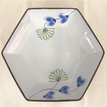 六角菊　皿(大皿)