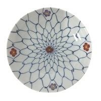 軽量　錦網梅　皿　１４ｃｍ(日本製)