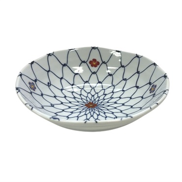 軽量　錦網梅　浅鉢　１６．５ｃｍ