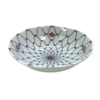 軽量　錦網梅　浅鉢　１６．５ｃｍ(日本製)