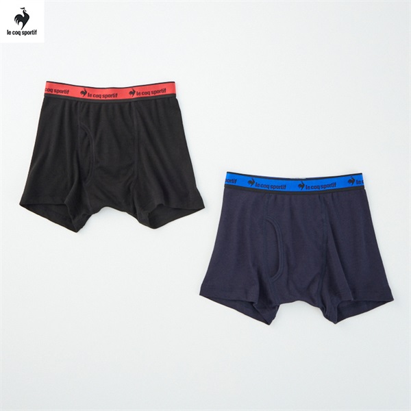 le coq sportif(ルコックスポルティフ) TCフライス 2枚組 ボクサーブリーフ 男の子 キッズ 130cm-170cm(2枚組-150cm)