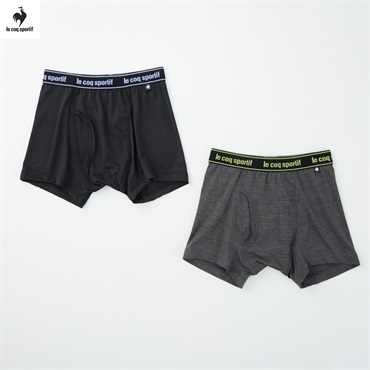 le coq sportif(ルコックスポルティフ) ベア天竺 2枚組 ボクサーブリーフ 男の子 キッズ 130cm-170cm
