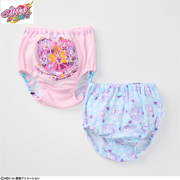 プリキュアオールスターズ 2枚組ショーツ 女の子 キッズ100cm