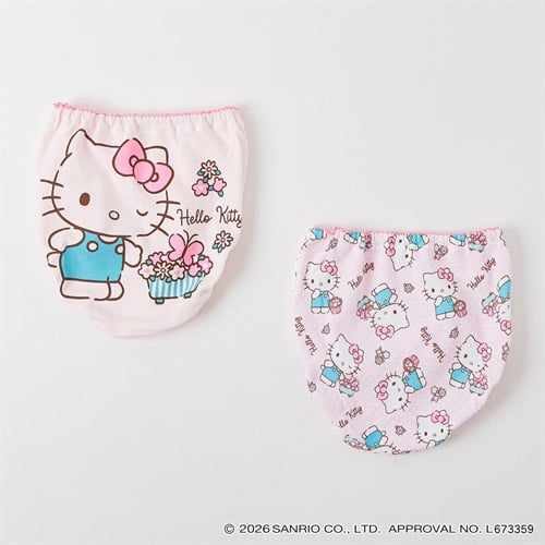 サンリオキャラクターズ ハローキティ2枚組ショーツ キッズ 女の子 110cm-130cm