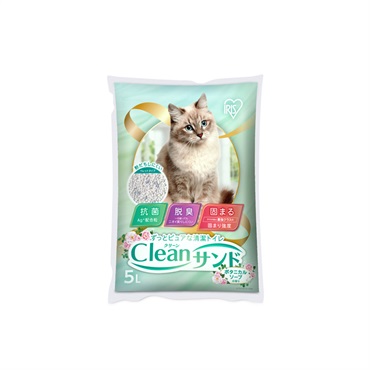 クリーンサンド 無香料 5L アイリスオーヤマ(ボタニカルソープの香り ５L)