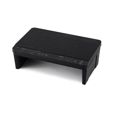 アイリスオーヤマ 2口IHコンロ脚付 IHK-WT41S-B | イオンスタイル