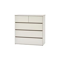 組立簡単ウッドチェスト 幅79cm(ホワイト)