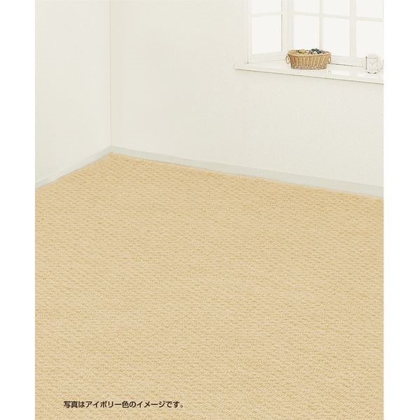 フィッティングルーム用カーペット アイボリー W80×D80cm ストア・エキスプレス 61-654-72-3 (61-7215-46) 61-7215-47 フィッティングルーム用カーペット グレー W80×D80cm 61