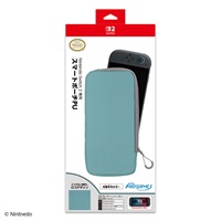 Nintendo Switch 2 専用スマートポーチPU デニムブルー×グレー お一人