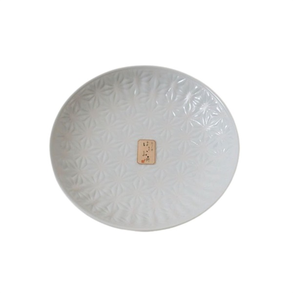 波佐見焼 麻の葉プレート ホワイト | イオンスタイルオンライン 衣料品