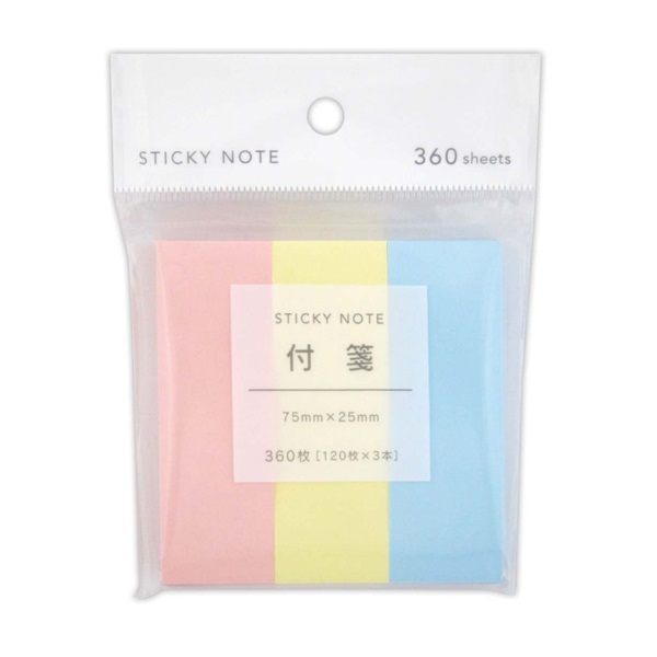 FIT MEMO 付箋 360枚(34‐363/120枚 3本入)