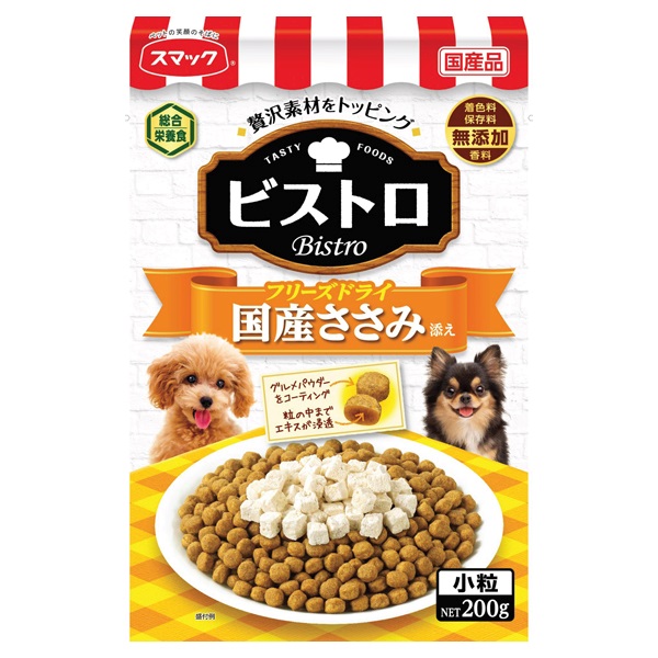 ビストロ フリーズドライ 国産ささみ添え 200g スマック(200g)