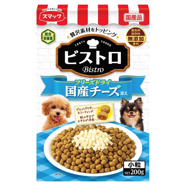 ビストロ フリーズドライ 国産チーズ添え 200g スマック(200g)