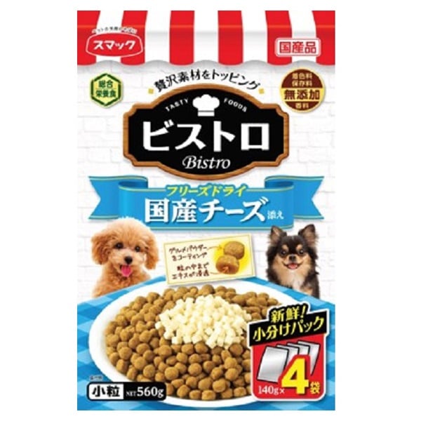 ビストロ フリーズドライ 国産チーズ添え 560g スマック(560g)