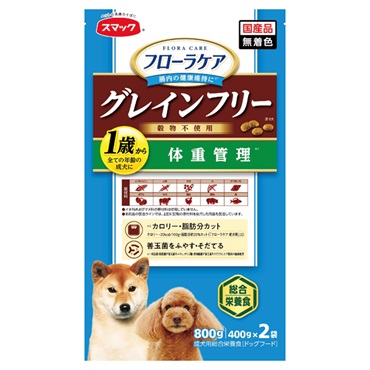 フローラケア DOG 体重管理 800g スマック