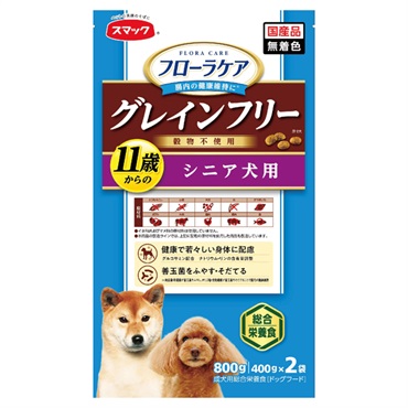 フローラケア DOG シニア犬用 800g スマック