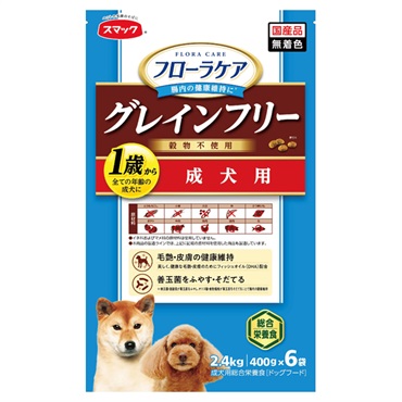 フローラケアDOG 1歳～成犬用 2.4kg スマック