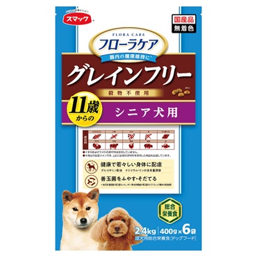フローラケアDOG シニア犬用 2.4kg スマック