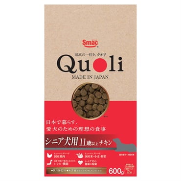 Quoli クオリ チキン 600g スマック(シニア犬用/11歳以上)