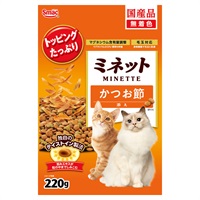 ミネット かつお節添え 220g MINETTE スマック(220g)